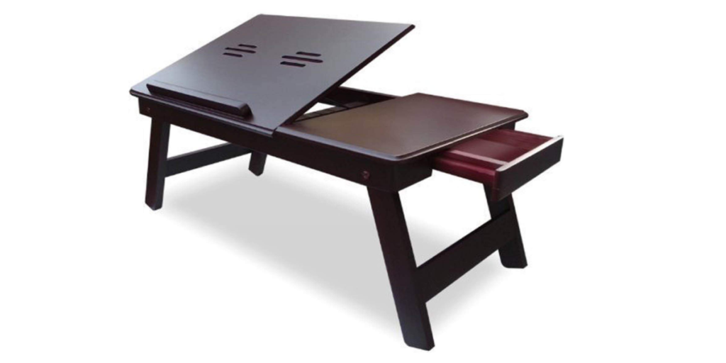 Ebee Brown Laptop Table