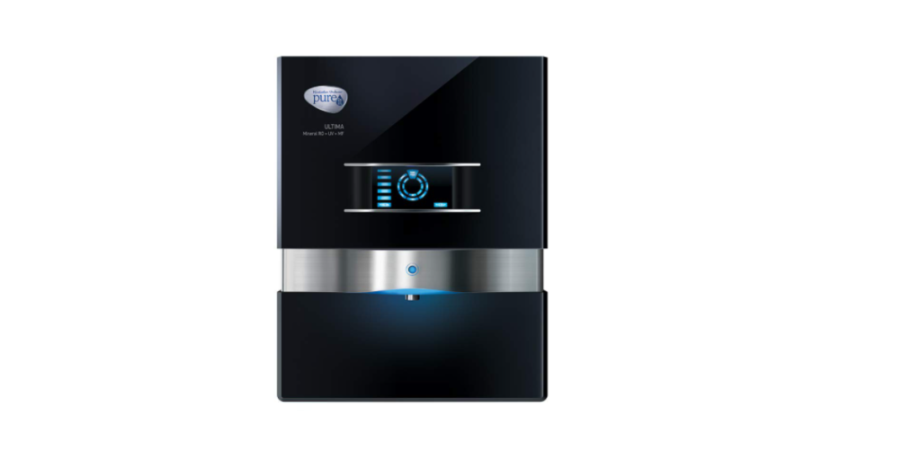 HUL Pureit Ultima Mineral RO + UV + MF 7 Stage Table top-Wall mountable Black 10 litres Water Purifier