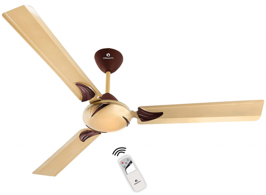 OGSMITH Royal 1200mm With Remote High Speed 400 RPM 3 Blade Ceiling Fan