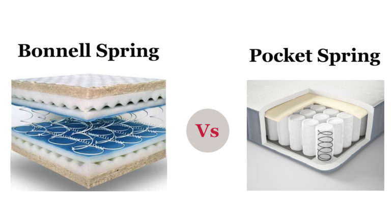 difference between bonnell spring and pocket sprung mattress