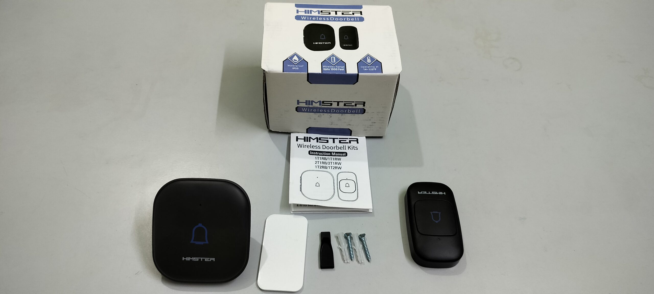 Himster Wireless Doorbell box items scaled