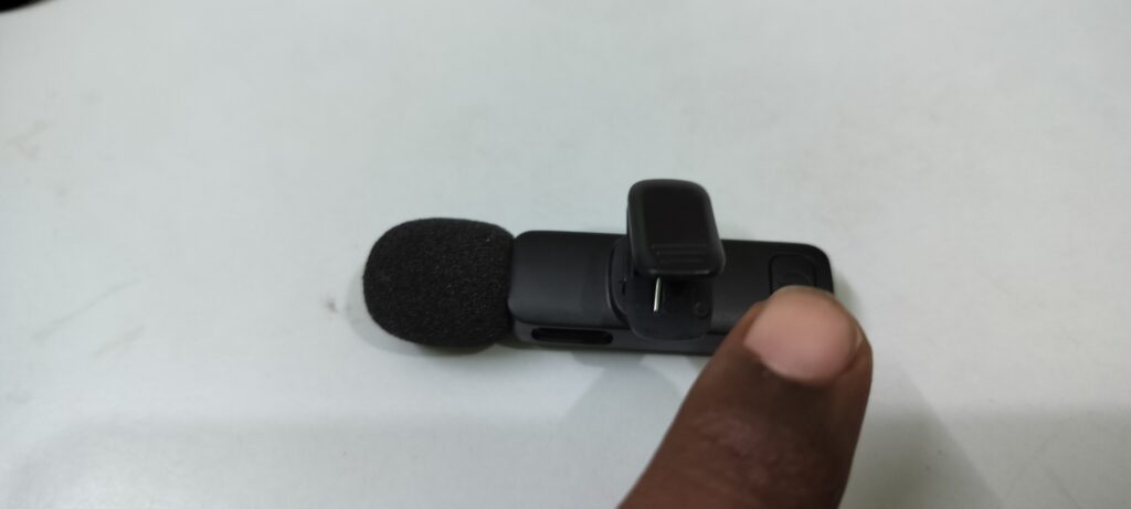 K8 wireless microphone Transmitter mic power button