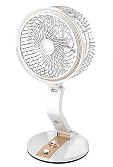 Buy FIGMENT Powerful Rechargeable 1.5 Watts Table Fan with 21 SMD LED Light Table Fan for Home Tab