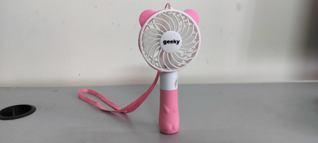 Geeky Portable Rechargeable Handheld Fan Review