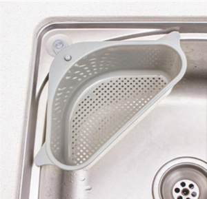 JRM Multifunctional Plastic Drain Shelf Sink Storage Rack For Kitchen Bathroom Soap Box Organizer