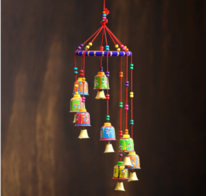 eCraftIndia handicrafted Decorative Wall Door Window Hanging Bells Wind Chimes Showpiece for Home De