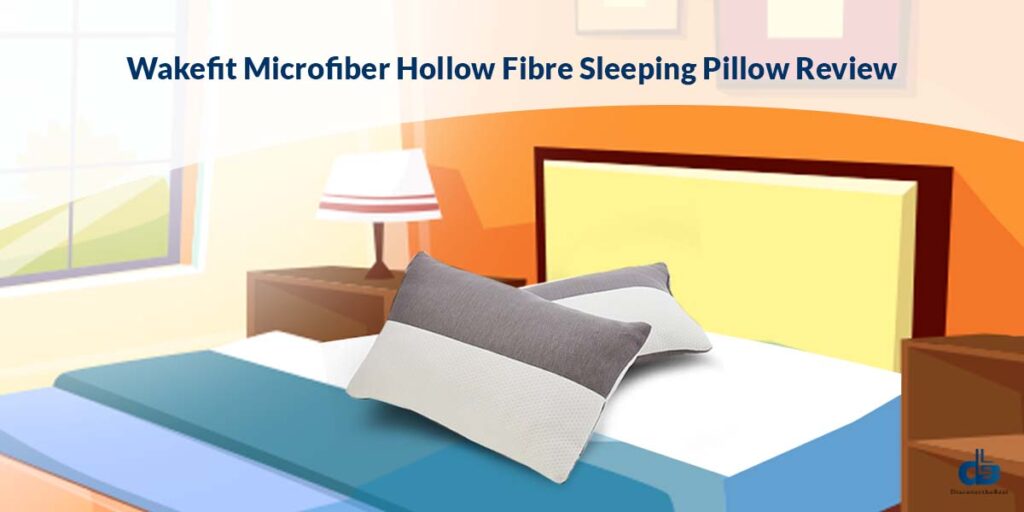 wakefit microfiber hollow fibre sleeping pillow review 1