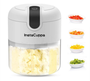 Buy InstaCuppa Rechargeable Mini Electric Chopper Stainless Steel Blades One Touch Operation for