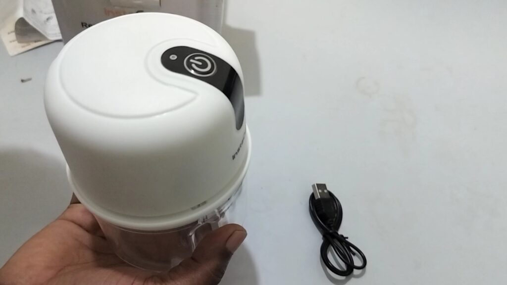 instacuppa rechargeable mini electric chopper unboxing 4